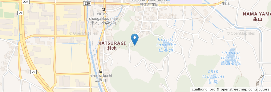 Mapa de ubicacion de 桂木神社 en Japon, Préfecture De Tottori, 鳥取市.