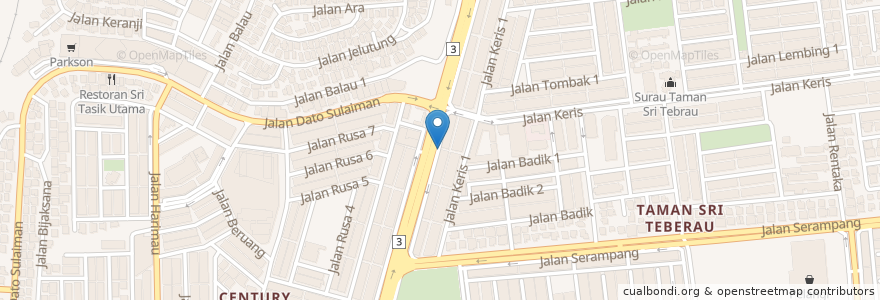 Mapa de ubicacion de AJ Pub en Malásia, Iskandar Malaysia, Iskandar Malaysia, Johor Bahru, Johor Bahru.