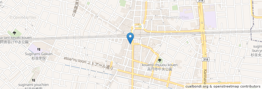 Mapa de ubicacion de しんぼり薬局 en Japan, Tokyo, Suginami.