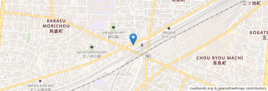 Mapa de ubicacion de あしかり歯科 en Japon, Préfecture D'Aichi, 名古屋市, 中村区.