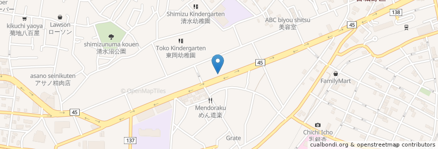 Mapa de ubicacion de ENEOS 仙台宮城野SS en ژاپن, 宮城県, 仙台市, 宮城野区.
