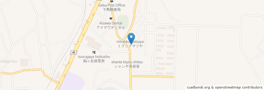 Mapa de ubicacion de 肴や たま田 en Japan, 宮城県, 多賀城市.