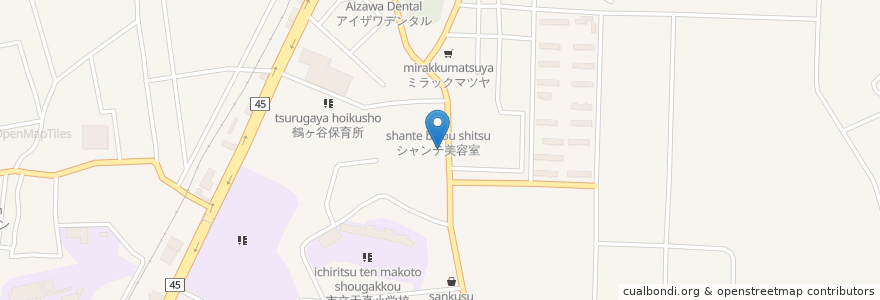 Mapa de ubicacion de 梅津歯科クリニック en Japan, 宮城県, 多賀城市.