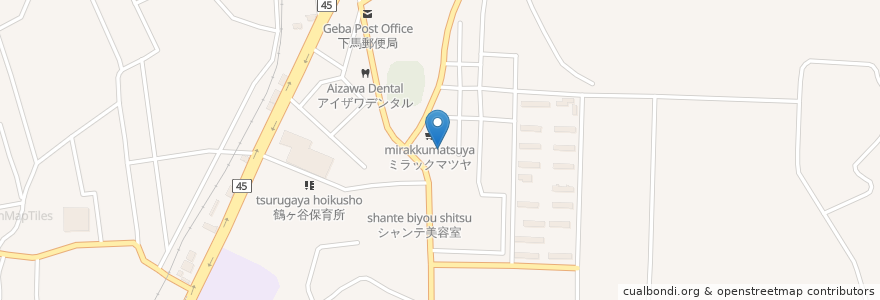 Mapa de ubicacion de 食道苑 en Jepun, 宮城県, 多賀城市.