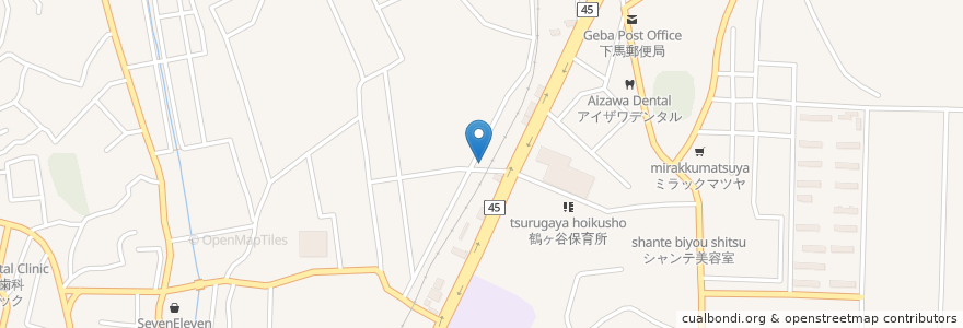 Mapa de ubicacion de 藤寿司 en Japonya, 宮城県, 多賀城市.
