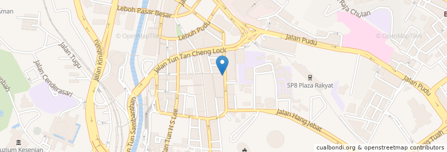 Mapa de ubicacion de The Toast Co en マレーシア, セランゴール, クアラルンプール.