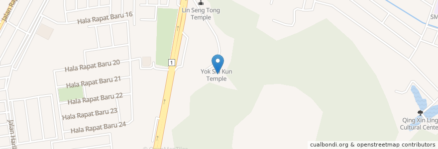 Mapa de ubicacion de restaurant sam bo tong en Malaysia, Perak.