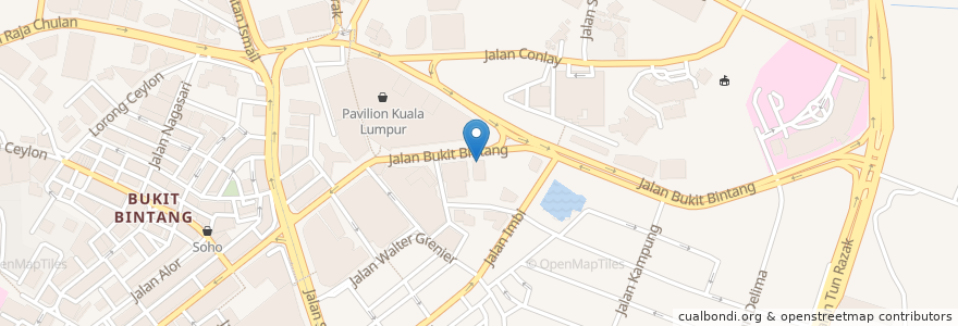 Mapa de ubicacion de The Counter en Malezya, Selangor, Kuala Lumpur.