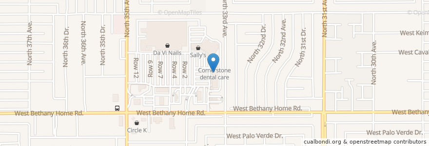 Mapa de ubicacion de Pho 602 Vietnamese Restaurant en Amerika Syarikat, Arizona, Maricopa County, Phoenix.