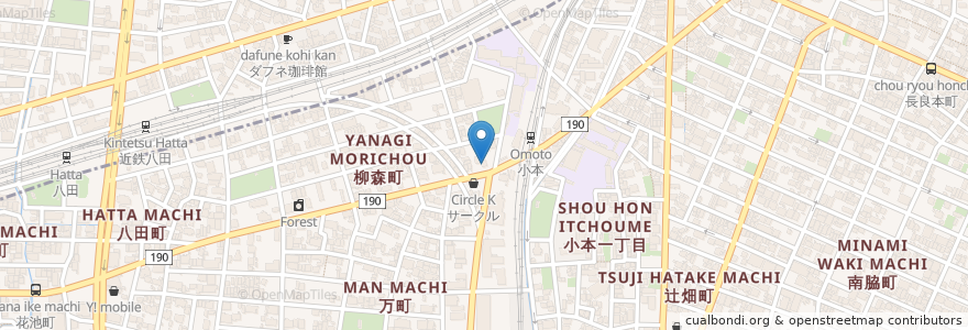 Mapa de ubicacion de あおなみ小本クリニック en Japan, 愛知県, Nagoya, 中川区.