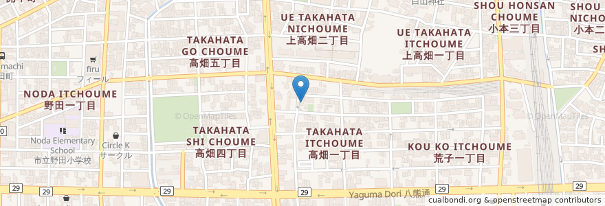 Mapa de ubicacion de 浄福寺 en Япония, Айти, 名古屋市, 中川区.
