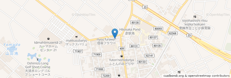Mapa de ubicacion de スナック ニューハテナ en ژاپن, 愛知県, 豊橋市.