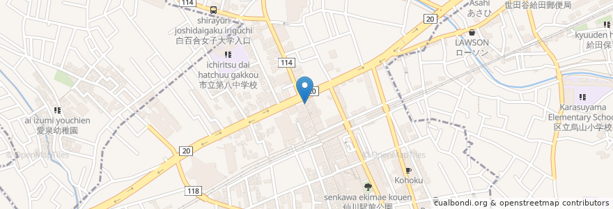 Mapa de ubicacion de Moriva coffee en 日本, 东京都/東京都, 調布市.