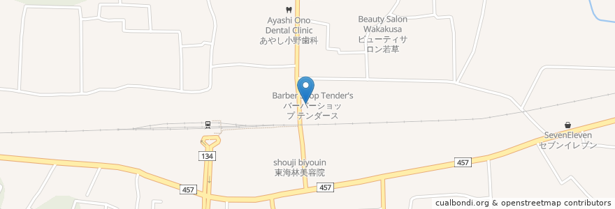 Mapa de ubicacion de 和食・そば あこや en 日本, 宮城県, 仙台市, 青葉区.