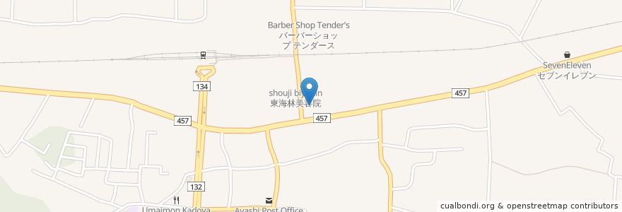 Mapa de ubicacion de ひらつか歯科医院 en Japan, Präfektur Miyagi, 仙台市, 青葉区.