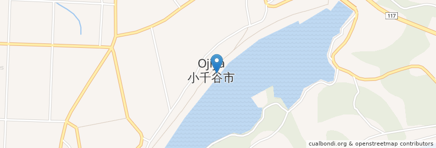 Mapa de ubicacion de 小千谷市 en Japão, 新潟県, 小千谷市.