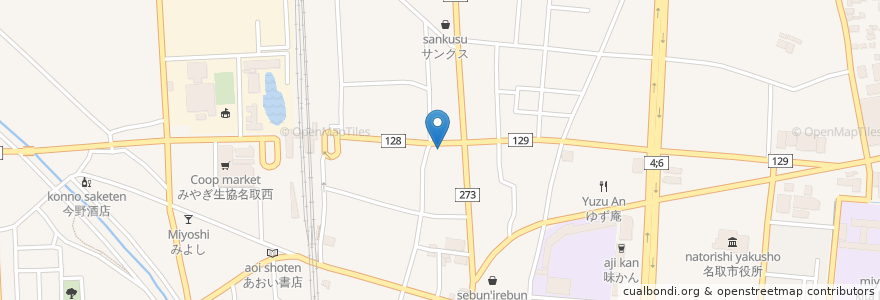 Mapa de ubicacion de なとり駅前歯科クリニック en اليابان, 宮城県, 名取市.