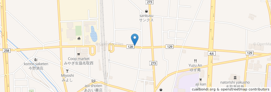 Mapa de ubicacion de スナックチャチャ en اليابان, 宮城県, 名取市.
