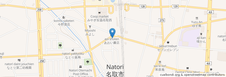 Mapa de ubicacion de スズタケ en Japon, Préfecture De Miyagi, 名取市.