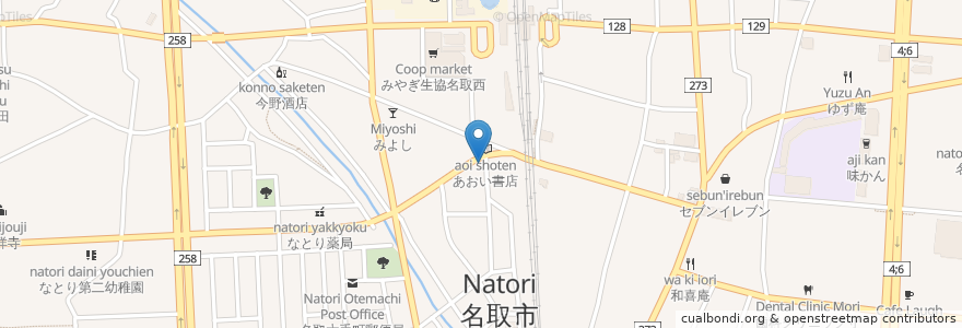 Mapa de ubicacion de さつき庵 en Japan, Präfektur Miyagi, 名取市.