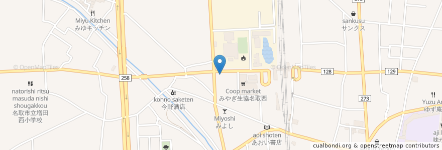 Mapa de ubicacion de 原田乳腺クリニック en Japão, 宮城県, 名取市.