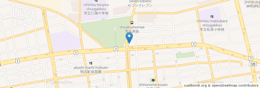 Mapa de ubicacion de ニッポンレンタカー en Japan, Präfektur Kanagawa, 平塚市.
