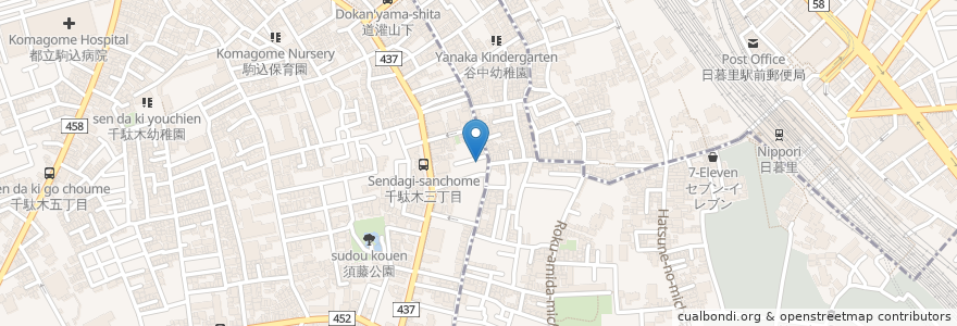 Mapa de ubicacion de ぱぱす en 日本, 东京都/東京都, 台東区.
