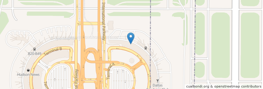Mapa de ubicacion de Einstein Bros. Bagels en アメリカ合衆国, テキサス州, Grapevine, Tarrant County.