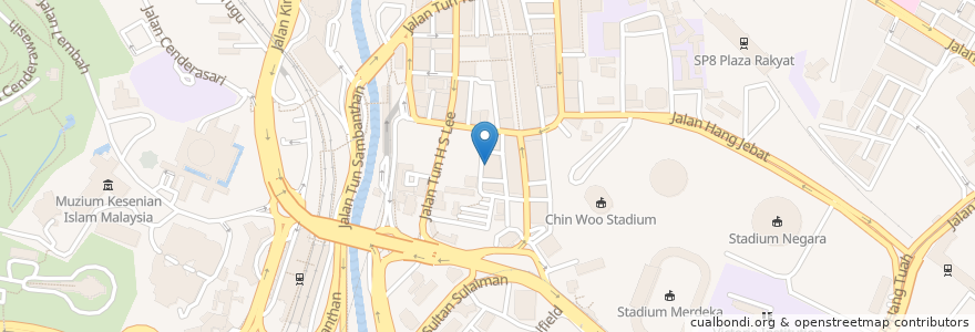 Mapa de ubicacion de Lostgens' contemporary art space;Findars 無限發掘 en Malaisie, Selangor, Kuala Lumpur.