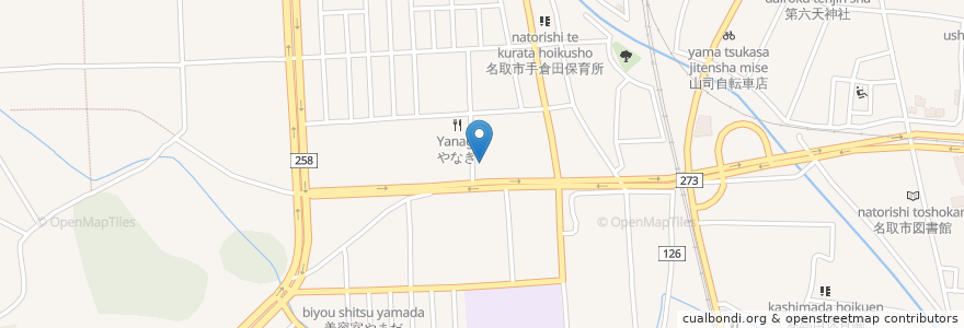 Mapa de ubicacion de おおみや歯科 en 日本, 宮城県, 名取市.