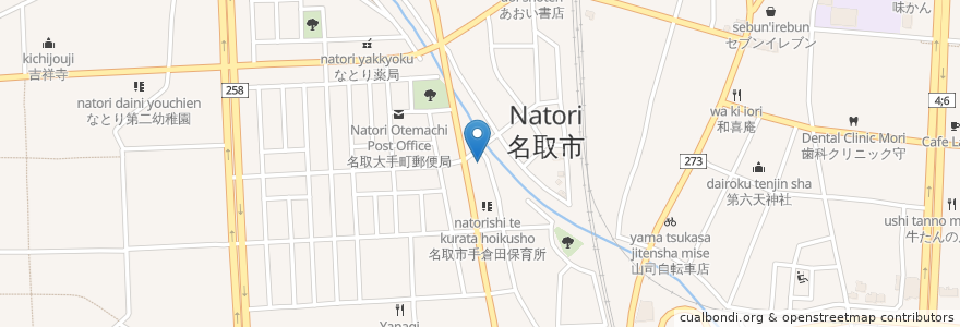 Mapa de ubicacion de このみ寿司 en Giappone, 宮城県, 名取市.
