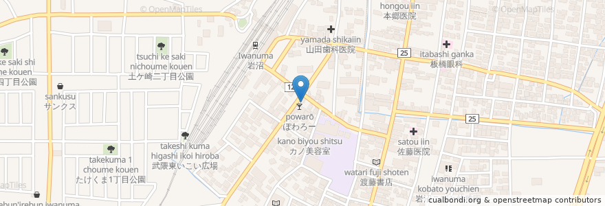 Mapa de ubicacion de スナック ノン en Giappone, 宮城県, 岩沼市.