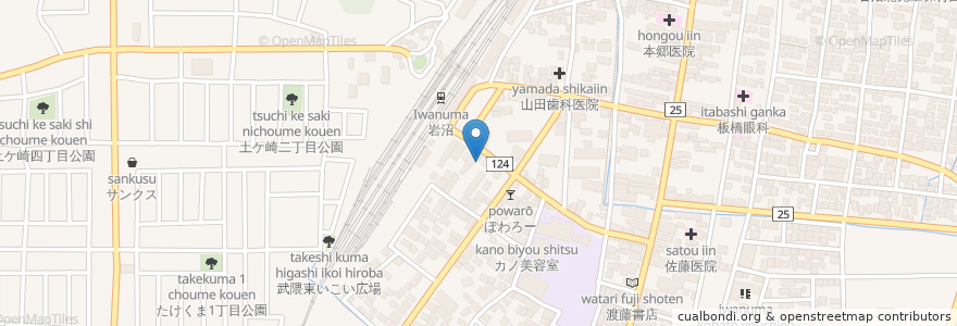 Mapa de ubicacion de まつや食堂 en اليابان, 宮城県, 岩沼市.