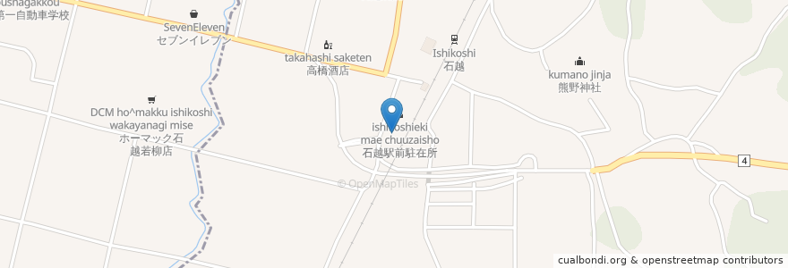 Mapa de ubicacion de 石越駅前コミュニティセンター en Giappone, 宮城県.