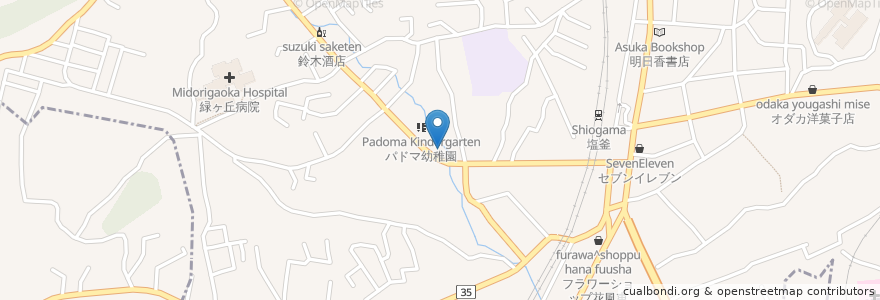 Mapa de ubicacion de 吉野寿司 en 日本, 宮城県, 多賀城市, 塩竈市.