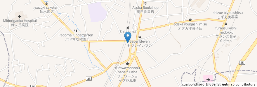 Mapa de ubicacion de らいふ亭 en Japan, 宮城県, 多賀城市, 塩竈市.