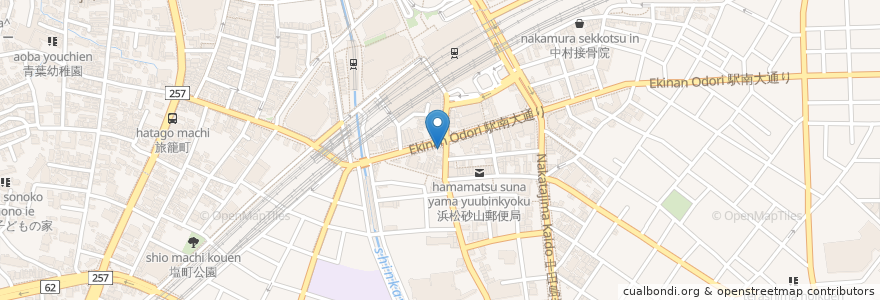 Mapa de ubicacion de たんと en 日本, 静冈县, 浜松市, 中区.