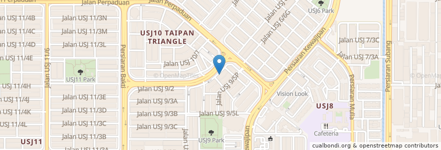 Mapa de ubicacion de TTC Education en مالزی, سلانگور, Majlis Bandaraya Subang Jaya.