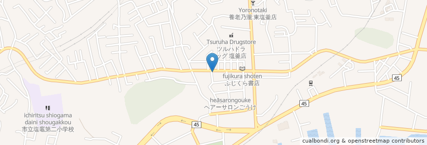Mapa de ubicacion de 美佐古寿司 en Japón, Prefectura De Miyagi, 塩竈市.