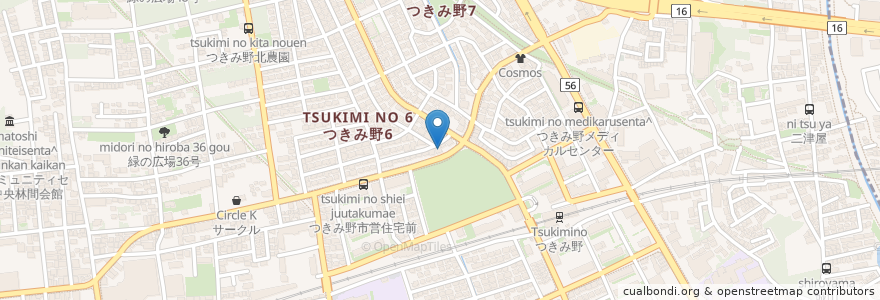 Mapa de ubicacion de ほりのうち en 日本, 神奈川縣, 大和市.