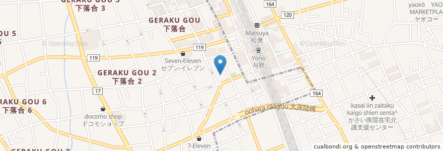 Mapa de ubicacion de 与野駅サイクルポート en Jepun, 埼玉県, さいたま市, 浦和区.