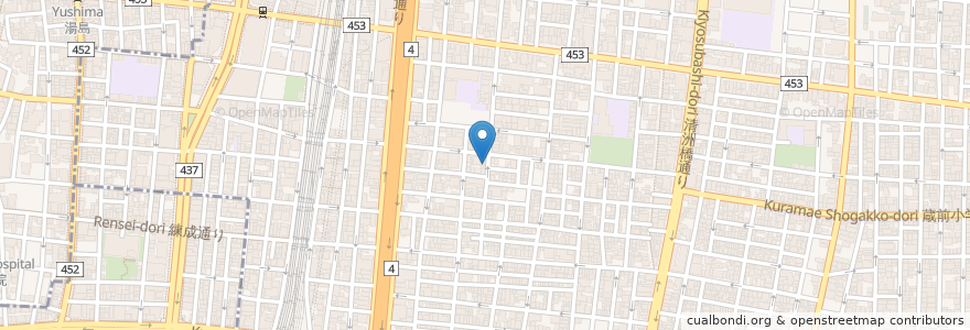 Mapa de ubicacion de ベジキッチン en 日本, 東京都, 台東区.