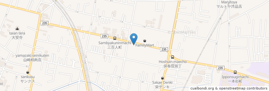 Mapa de ubicacion de 八代歯科クリニック en Japonya, 宮城県, 仙台市, 若林区.