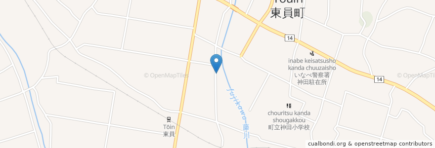 Mapa de ubicacion de 東員町 en Japon, Préfecture De Mie, 員弁郡, 東員町.