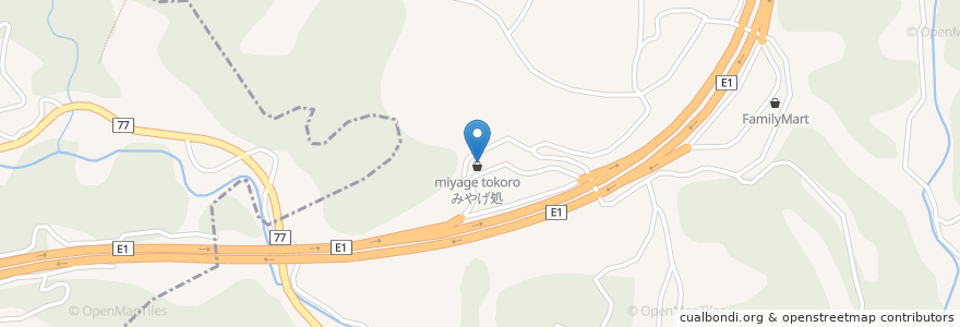 Mapa de ubicacion de 中井麺宿 en 日本, 神奈川県, 足柄上郡, 中井町.
