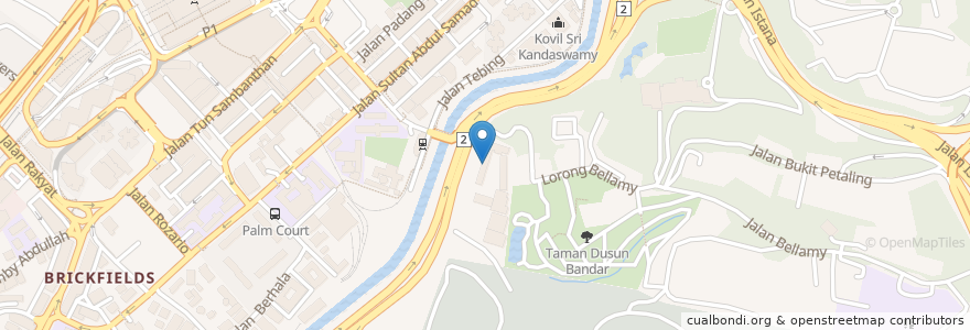 Mapa de ubicacion de Sekolah Menengah Kuen Cheng en Malaysia, Selangor, Kuala Lumpur.