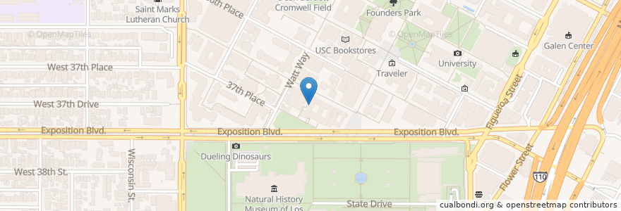 Mapa de ubicacion de Nekter Juice Bar en Stati Uniti D'America, California, Los Angeles County, Los Angeles.