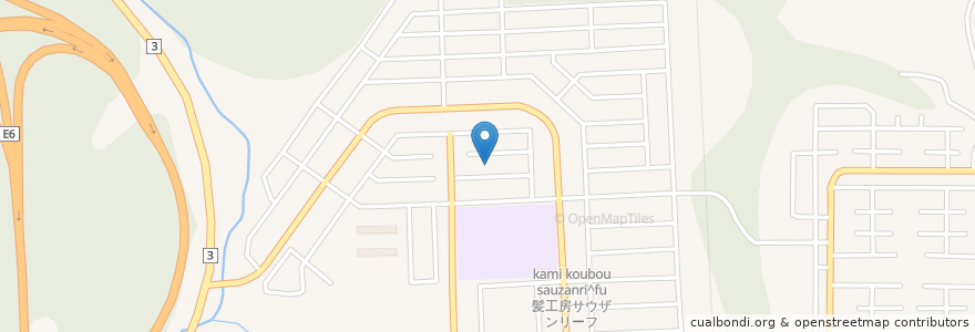 Mapa de ubicacion de 利府第二あおぞら幼稚園 en Japón, Prefectura De Miyagi, 宮城郡, 利府町.
