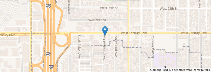 Mapa de ubicacion de Escape Campervans en ایالات متحده آمریکا, کالیفرنیا, Los Angeles County, Inglewood.