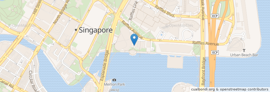 Mapa de ubicacion de Barossa en Сингапур, Central.